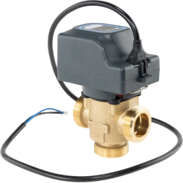 AZV 844 3-tee tsooni ventiil DN25 G1 1/4 tolli Kvs 11 230 V AC AB-B
