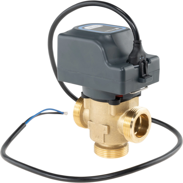 AZV 844 3-tee tsooni ventiil DN25 G1 1/4 tolli Kvs 11 230 V AC AB-B