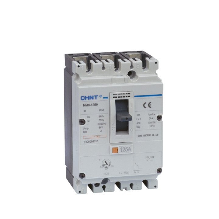 NM8N-630S Industrial Circuit Breaker 500A 3P 50kA