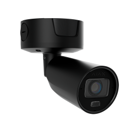 AJAXCCTV AJ-BULLETCAM-4-HLVF-S-B 4MP bullet IP kamera ar 2.8~12mm varifokālo objektīvu, 60m IR un balto gaismu, PoE