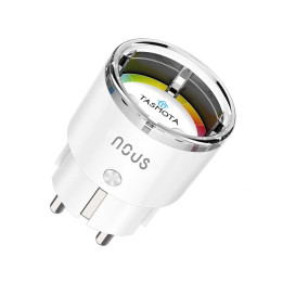Nous A1T WiFi -älypistoke virtamittarilla, tehdasasennettu Tasmota-laiteohjelmisto ja MQTT-tuki (16A/3680W)