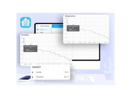 Temperatūras un mitruma monitors Zigbee