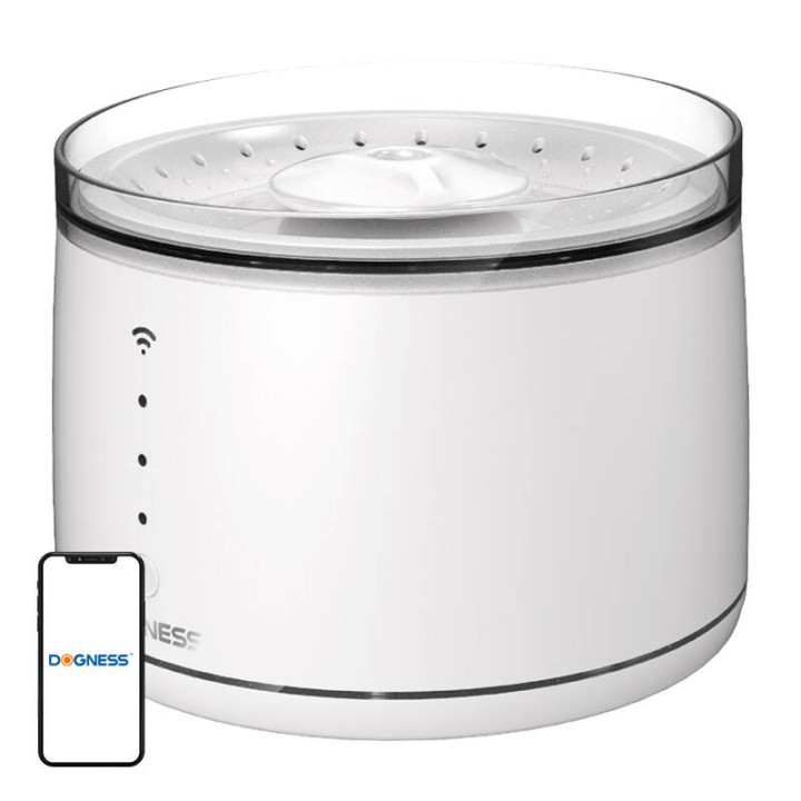 Vesilähde lemmikeille Dogness D07 1,8l (valkoinen)