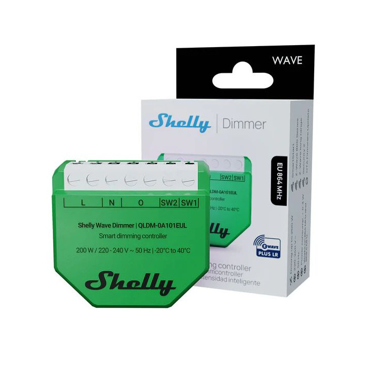 Shelly Wave Dimmeri moodul, Z-Wave EU Long Range
