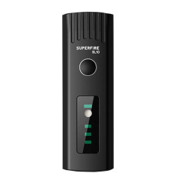 Superfire BL10 dviračio žibintuvėlis, USB, 4 režimai, 90m