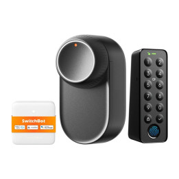 SwitchBot W5600002 Ultra 3-in-1 Smart Lock with Hub Mini Matter Control Panel and Keypad