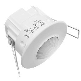 SENSA PRO PF-360-10-1BWi presence detector, flush mounting, 360 degrees, 10m diameter, IP44, 2000W