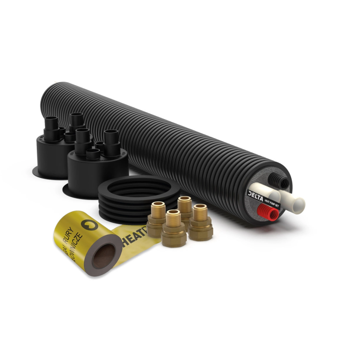 HEATPEX DELTA HP 71504000500W – liitäntäsarja monoblokkilämpöpumpulle, putki 2 × d40 × 3,7/160 PN6, 5 m.