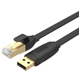 КОНСОЛЬНЫЙ КАБЕЛЬ Y-SP02001B USB-A / RJ45 (RS-232) UNITEK