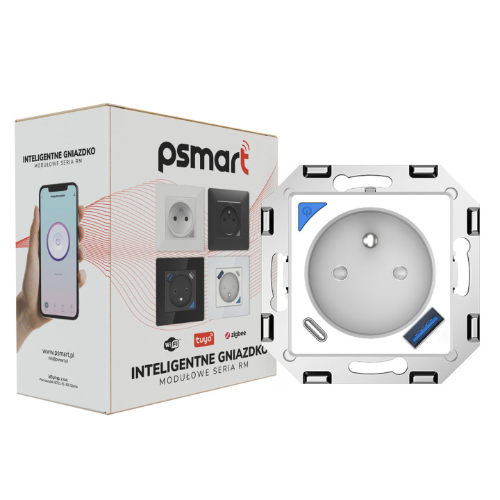 PSMART USB-mittausliitäntä valkoinen RM WiFi TUYA
