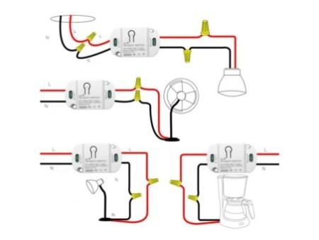 16 A Wi-Fi viedās mājas relejs (Smart Life)