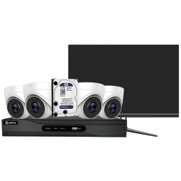 SAFIRE SF-KIT41-4K 4K CCTV kamerų rinkinys