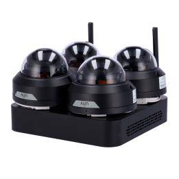 UNIVIEW EASY UV-KIT114-D42W-BLACK 4MP уличный PoE IP-камерный комплект с ночным видением