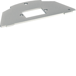 Hager BSM301 atraminė plokštė, typ 030 1-Gang 12,8x21mm