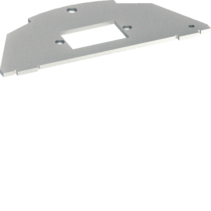 Hager BSM301 atraminė plokštė, typ 030 1-Gang 12,8x21mm