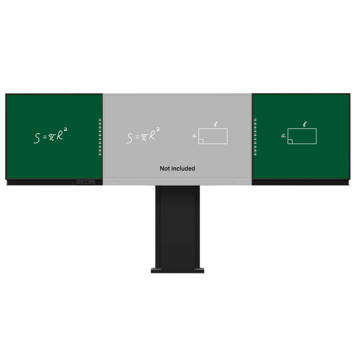 IBOARD IB-WB-YL75-GG sieninis televizoriaus laikiklis – fiksuotas, VESA 75x75 mm, skirtas 1 įrenginiui