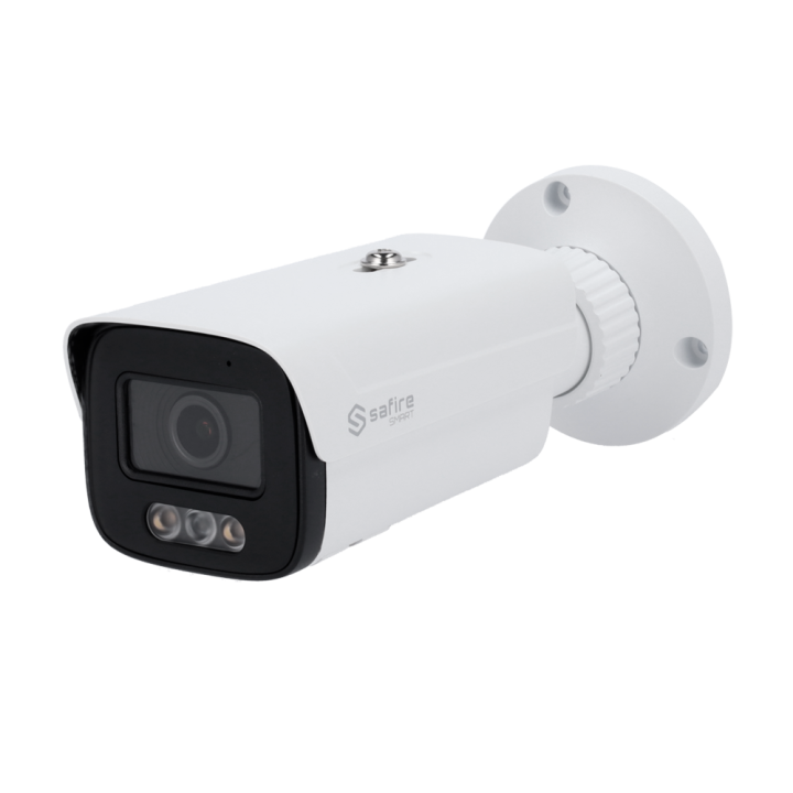 SAFIRE SMART SF-IPB380CA-4I1-NIGHT 4MP Bullet IP -kamera PoE:llä, Wi-Fi, IR 20m, valkoinen LED, IP67