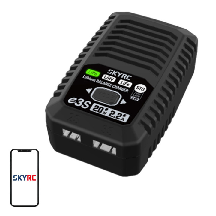 SkyRC e3S 2S/3S įkroviklis