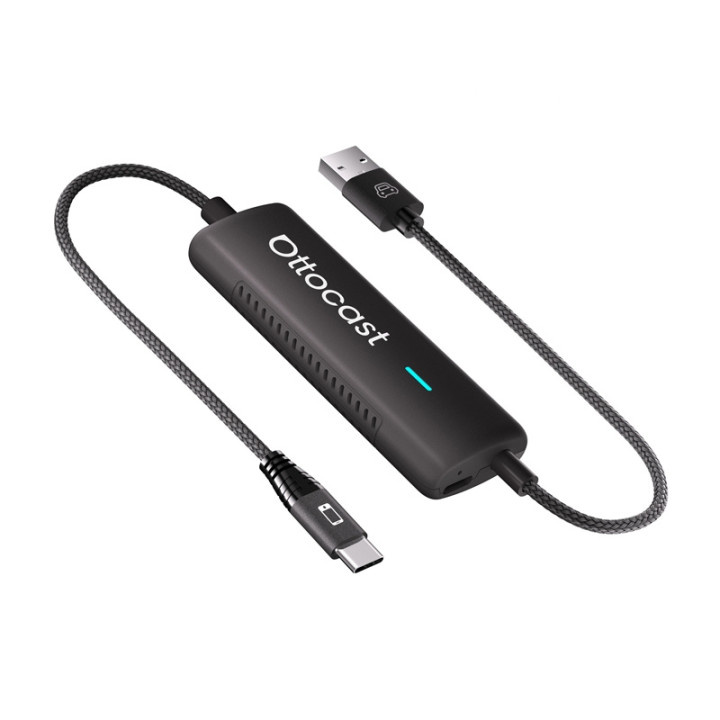 Ottocast juhtmevaba autoadapter koos MirrorCastiga