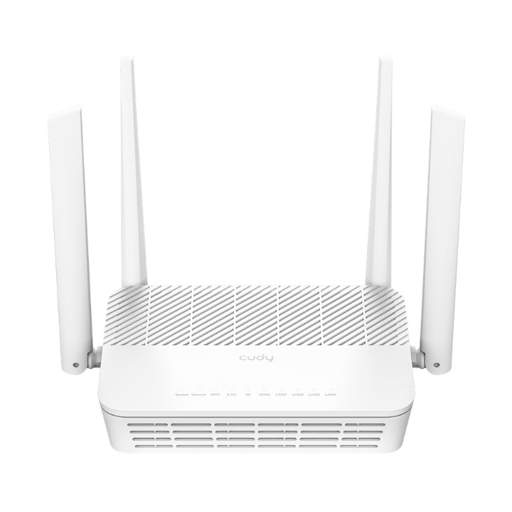 ROUTER WR3000P Wi-Fi 6 2,4 GHz, 5 GHz 574 Mb/s + 2402 Mb/s CUDY