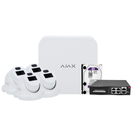 MARCA BLANCA AJ-NVRKIT108T-2 2MP Wi-Fi torņa IP kamera ar IR nakts redzamību