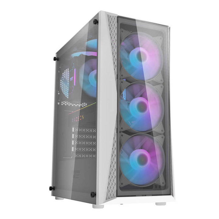 Darkflash DK352 Plus datora korpuss (melnbalts) + 4 ARGB ventilatori