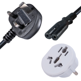 MARCA BLANCA AC-UK-C7 Силовой кабель, вилка UK на C7, 1.8м
