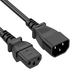 MARCA BLANCA AC-C14-C13 Power Cord IEC C14 to C13 1.8m