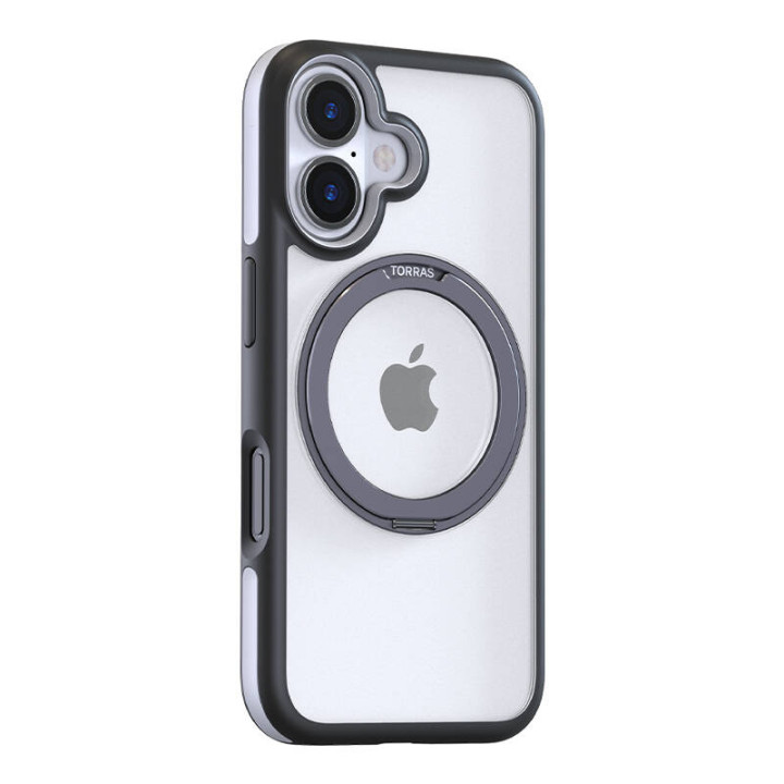 Torras Ostand R Fusion ümbris iPhone 16 jaoks (must)