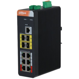 PRAMONINIS SWITCH'AS   IS4410-6GT-120 6 PRIEVADŲ + 4X SFP DAHUA