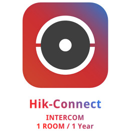 Hikvision HC-INTERCOM/1ROOM/1Y video sisetelefoni litsents ühele toale koos uksekellakaamera ja kahesuunalise heliga