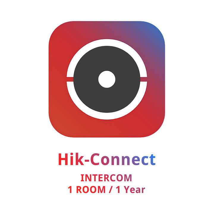 Hikvision HC-INTERCOM/1ROOM/1Y video sisetelefoni litsents ühele toale koos uksekellakaamera ja kahesuunalise heliga