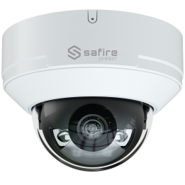 SAFIRE SMART SF-IPD040A-4I1-NIGHTPRO 4MP väliskuppel IP-kaamera PoE-ga, Wi-Fi, IP67, valge LED, 30 m IR