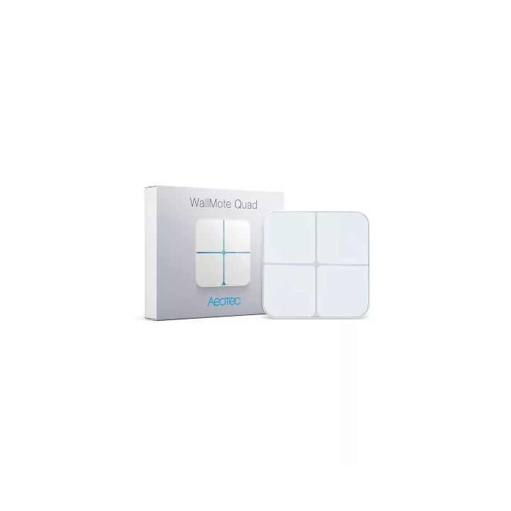 Aeotec WallMote Quad - Remote Switch with 4 Buttons, with Z-Wave protocol