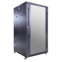 MARCA BLANCA RACK-22UFN 22U 19" brīvi stāvošs tīkla serveru skapis ar stikla durvīm