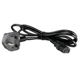 MARCA BLANCA AC-UK-C14F Power Cable, 13A, C14 to UK Plug