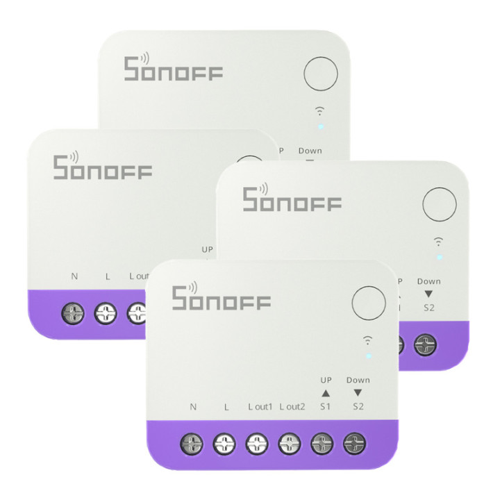 Sonoff MINI-RBS WiFi Smart Mini rullīšu slēdzis (4 gab.)