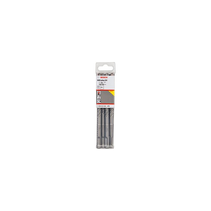 BOSCH 2608833902 SDS-plus-5X Poranteräsarja 10x100x160 mm, 10 kpl