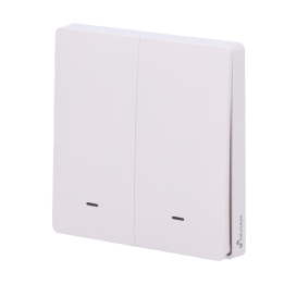 NIVIAN RETAIL NVS-WALLSWITCH-201EASY-WR Умный Wi-Fi настенный выключатель, белый, сенсорное управление, совместим с Smarteg Smar