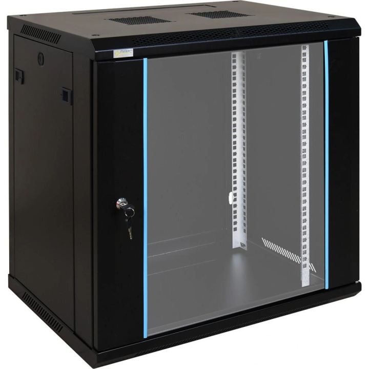 Pulsar RWA1264 seinäasennustelinekaappi 12U 600x450mm itseasennettavaksi