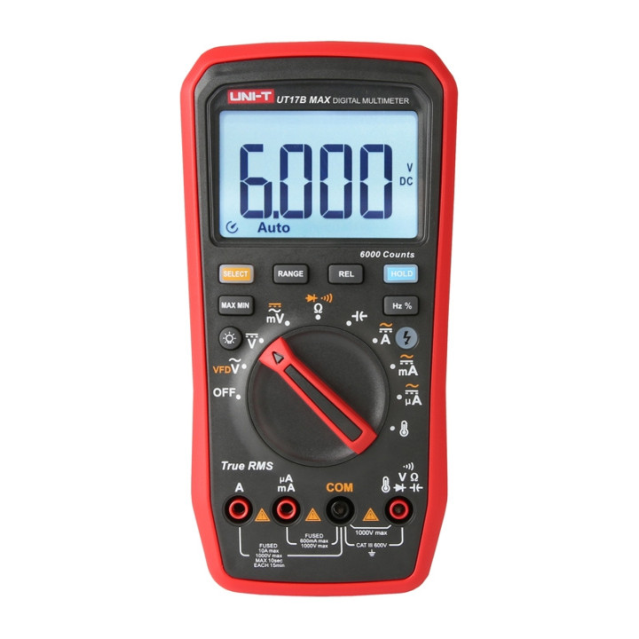 Uni-T True RMS UT17B MAX digitālais multimetrs