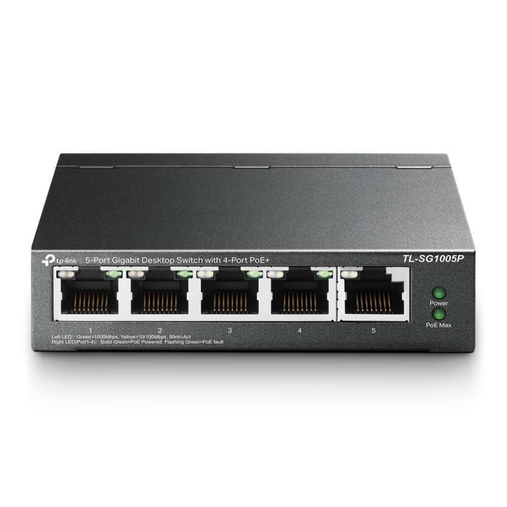 TP-Link TL-SG1005P 5-porttinen Gigabit PoE -kytkin