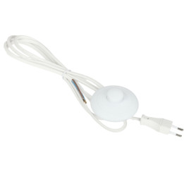 MAITINIMO KABELIS SU KOJINIU JUNGIKLIU OR-AE-1395/W 2 m ORNO