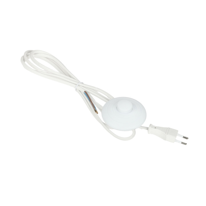MAITINIMO KABELIS SU KOJINIU JUNGIKLIU OR-AE-1395/W 2 m ORNO