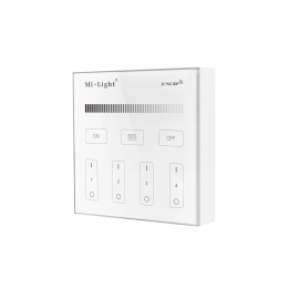Wall mounted controller MONO 4-zone Black 2xAAA B1B