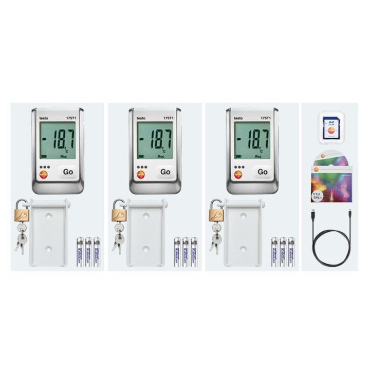 Temperature logger set Testo 175 T1