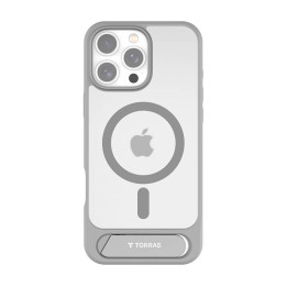 Torras Pstand seeria ümbris iPhone 16 Pro Max jaoks (hall)