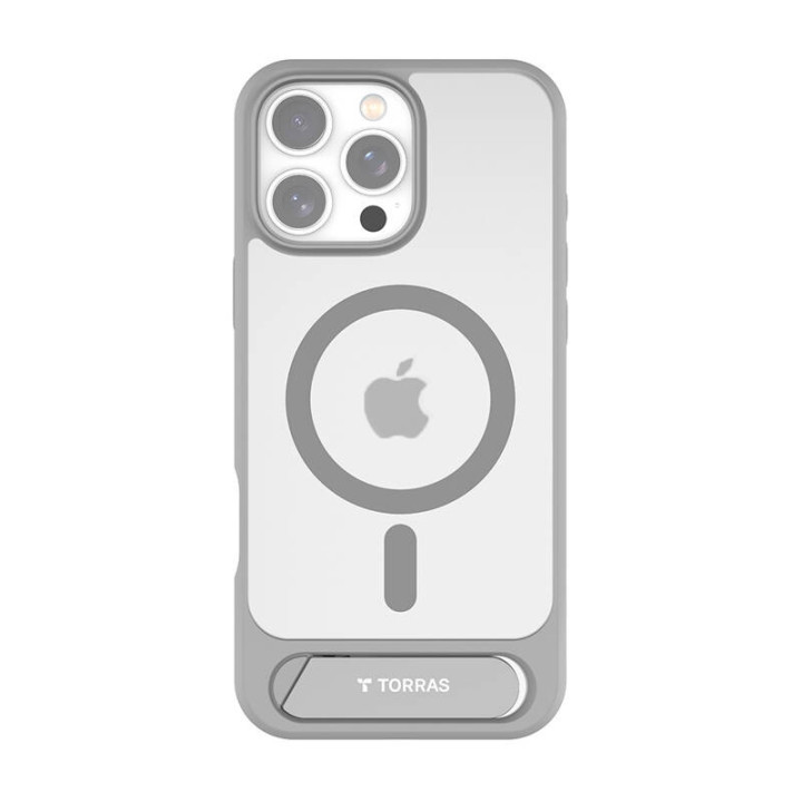 Torras Pstand seeria ümbris iPhone 16 Pro Max jaoks (hall)
