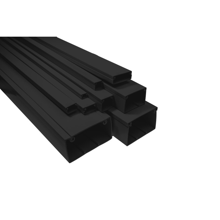 Cable duct 25x15mm black, UV