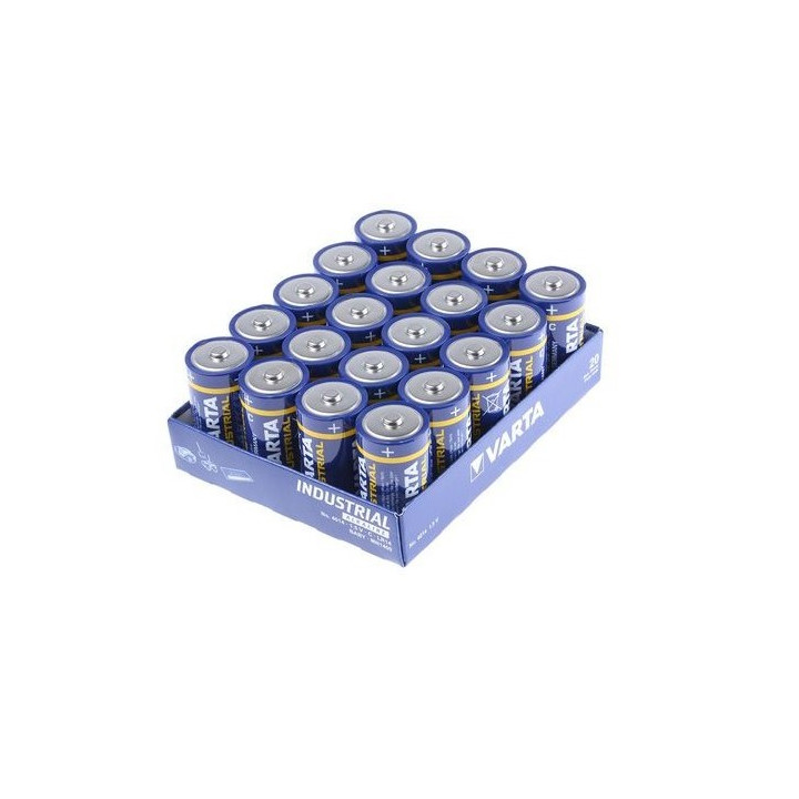 Varta Industrial C / LR14 / BABY / MN1400 1,5V Alkaline baterija (ražota Vācijā) 20 gab.